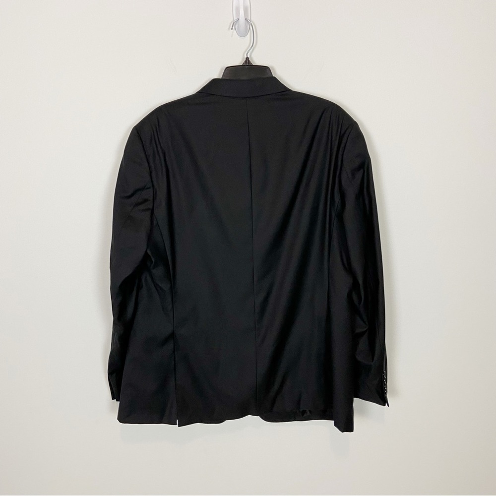 Emporio Armani Super 130s Wool Two Piece Suit in Black - Picture 3 of 16